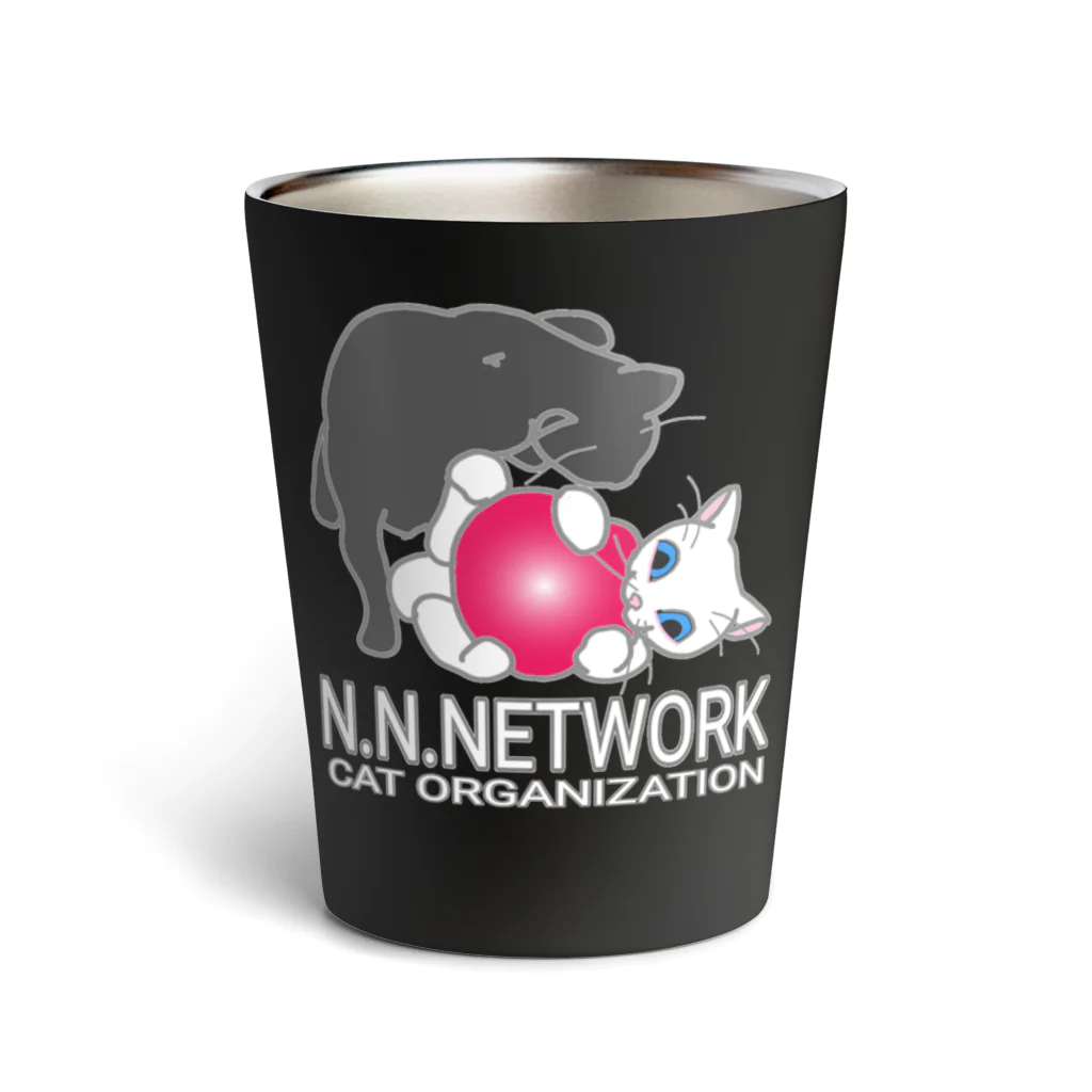 9livesworkのNNN(ねこねこネットワーク)　こねこ Thermo Tumbler