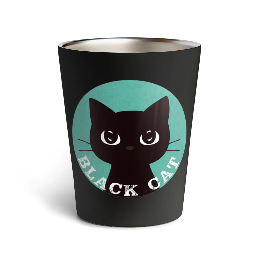 あずき缶のBLACK CAT Thermo Tumbler