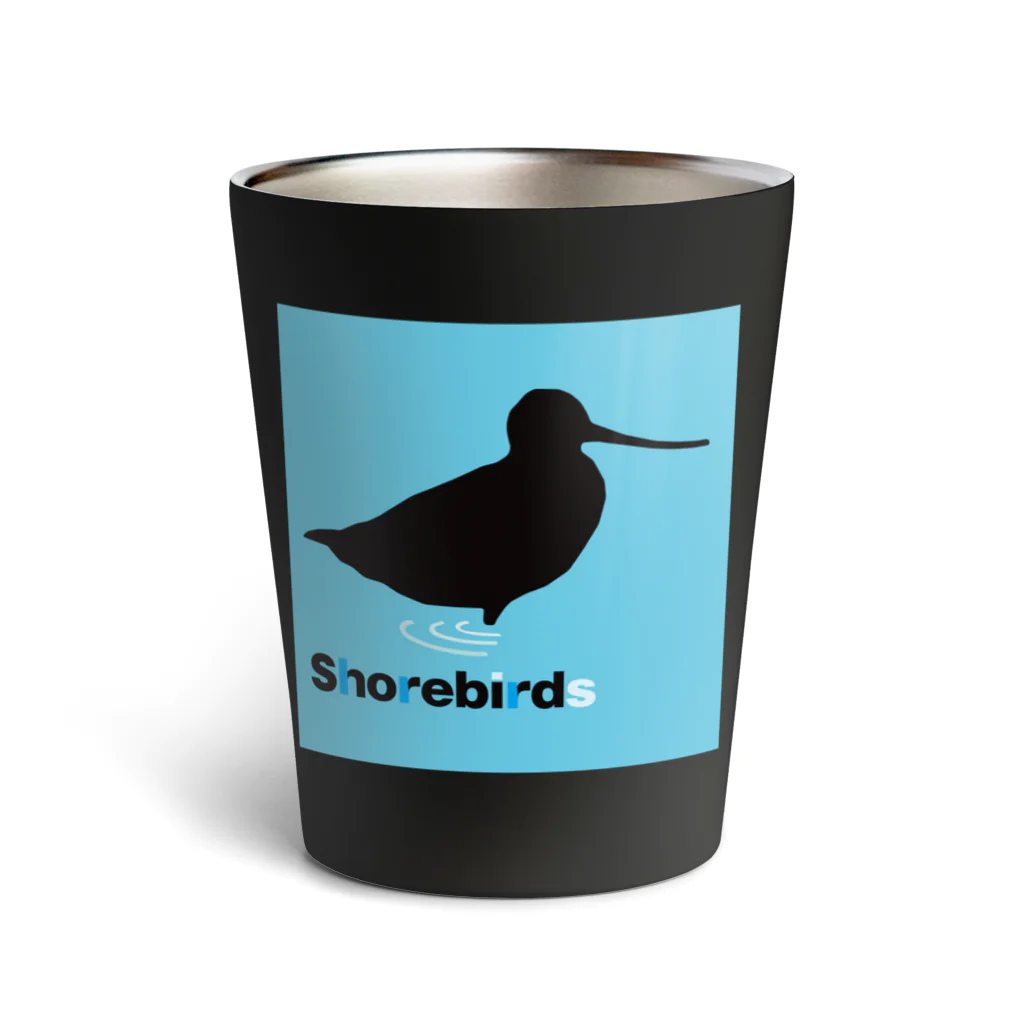 Onipi_workのShorebirds-オオソリハシシギ サーモタンブラー