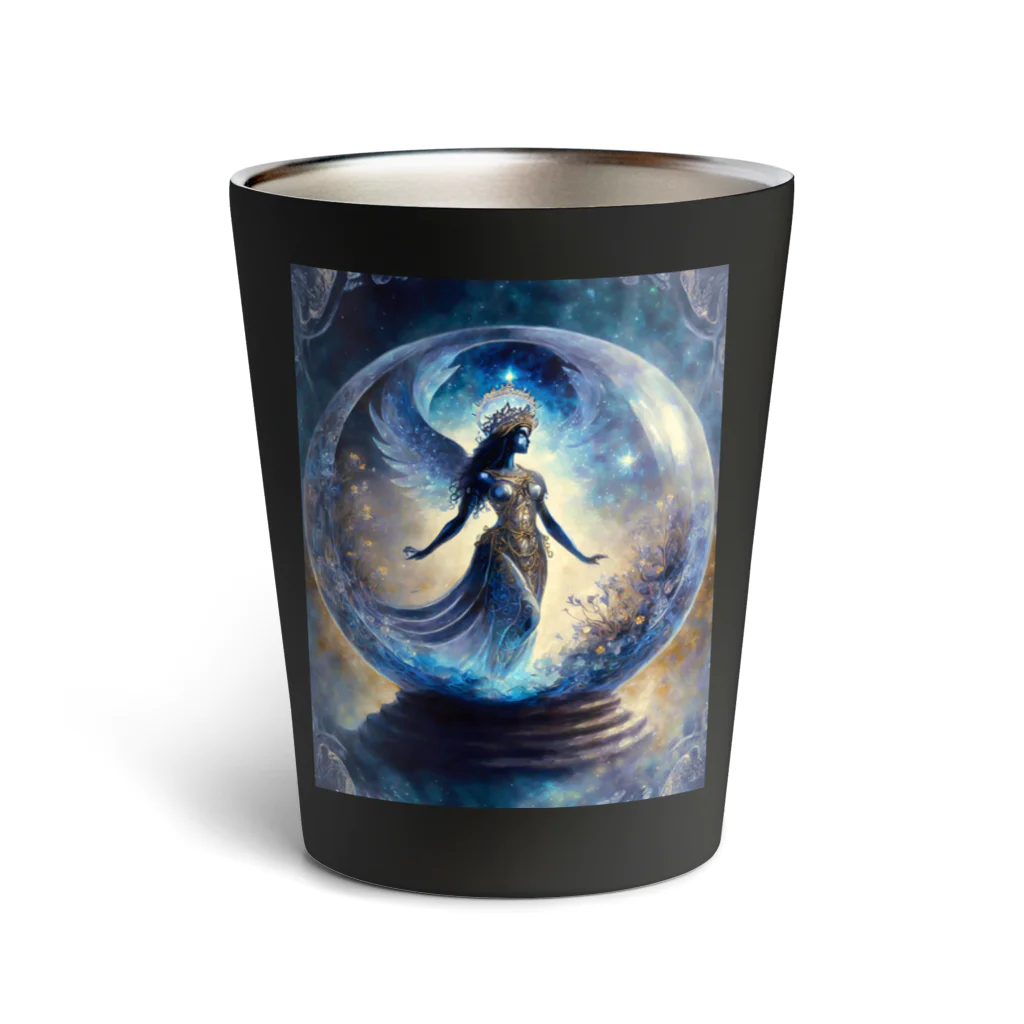 RONBOの水晶玉の中の女神様 Thermo Tumbler