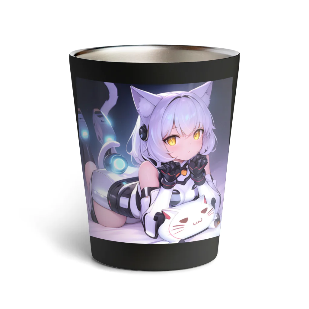 Moichi Designs Shop-2023のロボキャット Thermo Tumbler