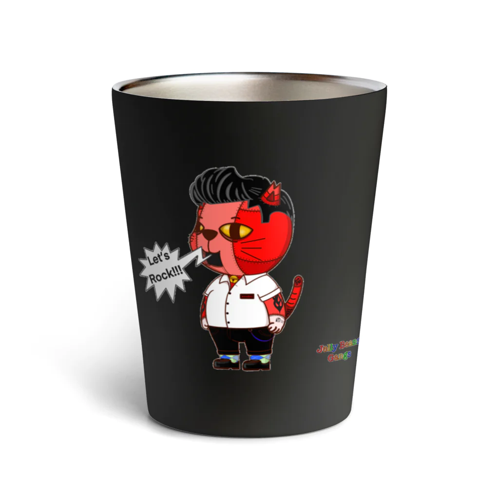annetmiiのクマネコ Rockabilly (Red) Thermo Tumbler