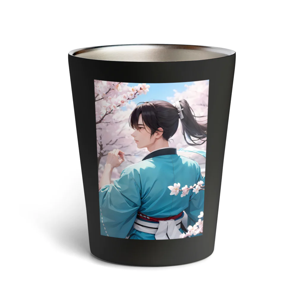 【ホラー専門店】ジルショップの新選組 沖田総司アート Thermo Tumbler