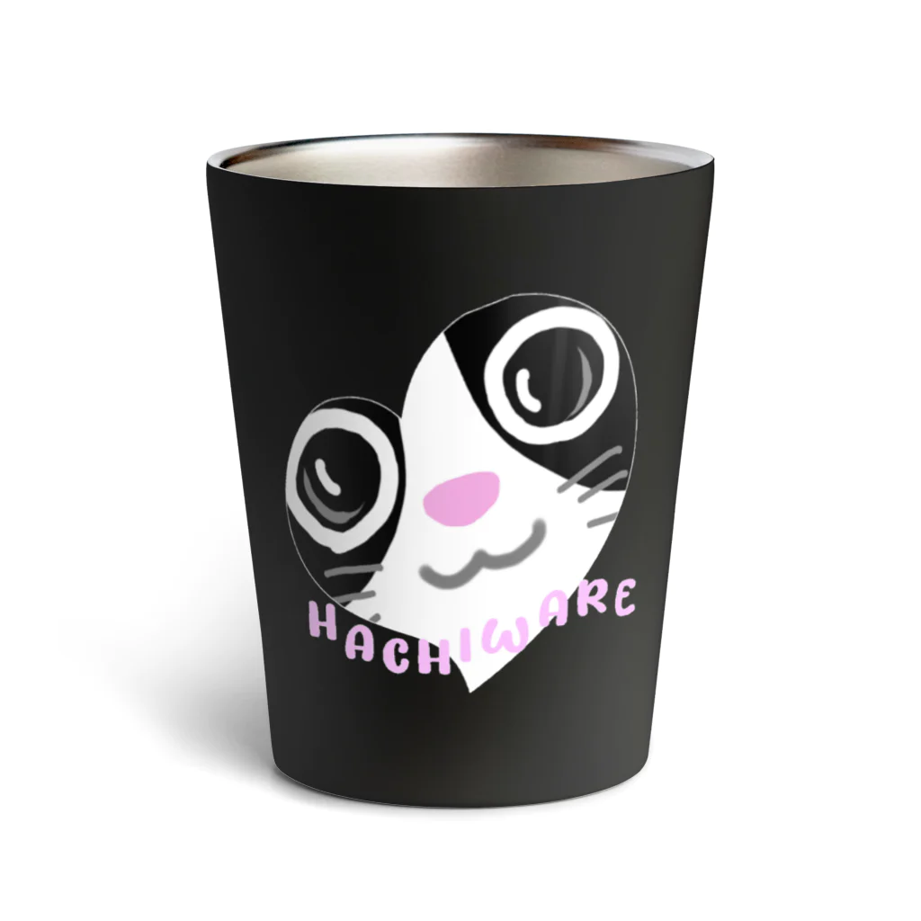 黒猫たんとちゃんのハチワレ Thermo Tumbler