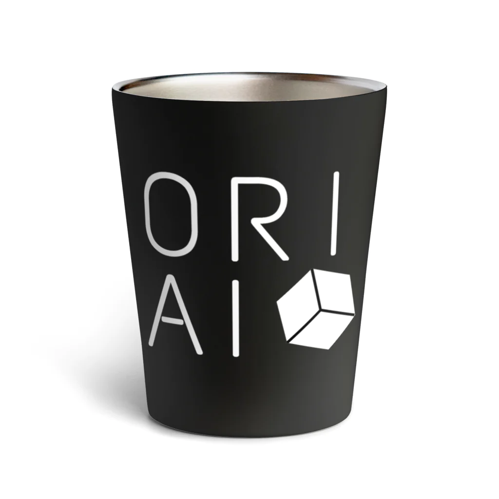 御中レコード株式会社のORIAI白ロゴ Thermo Tumbler