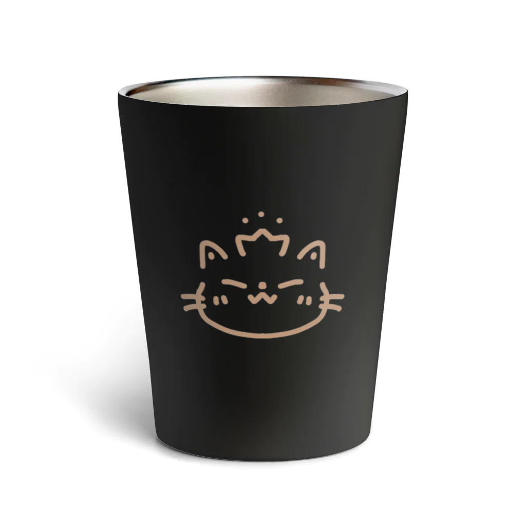 シャクロンヌの王冠茶猫　ロゴ Thermo Tumbler