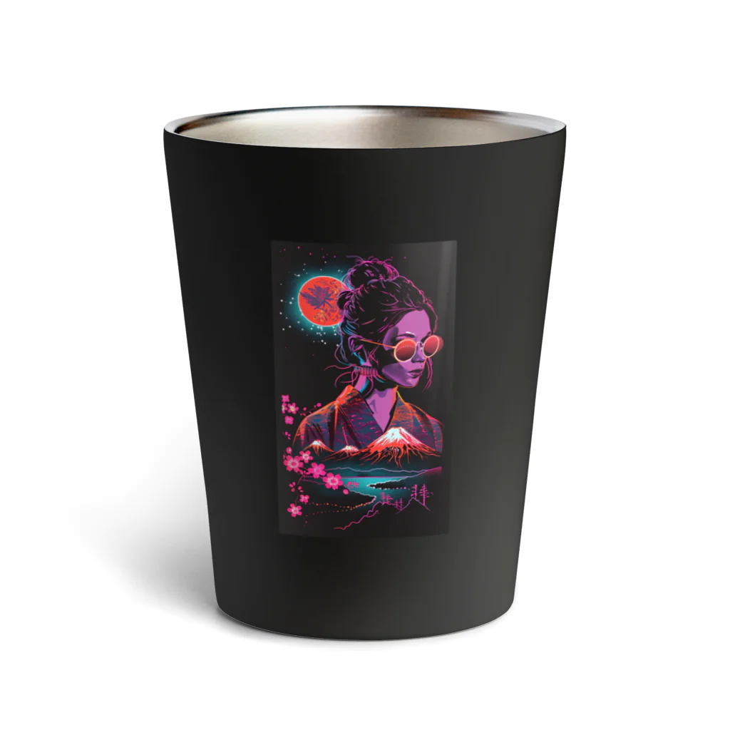 - Art Works- Ukiyoe Styleのneon浮世絵シリーズ Thermo Tumbler