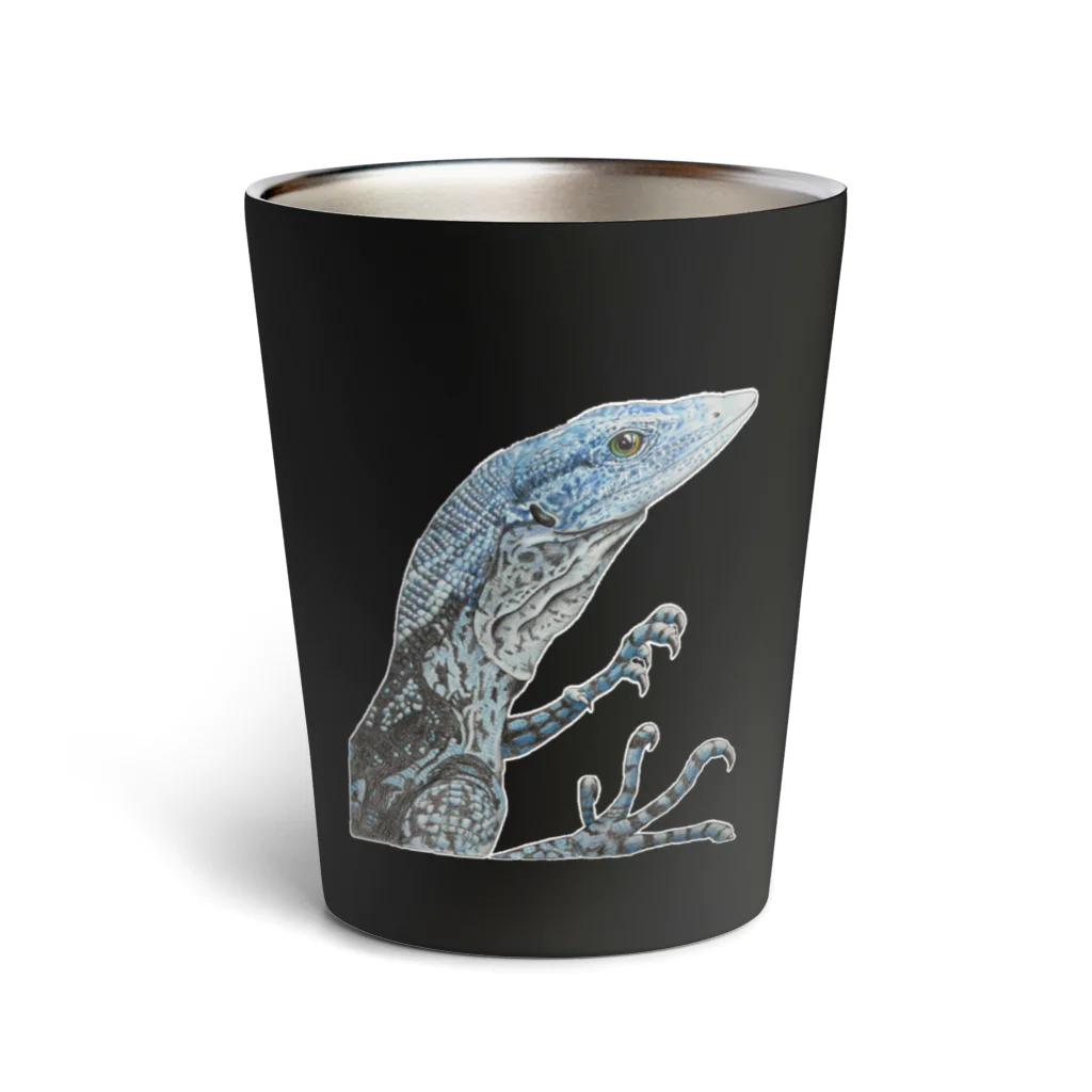 cats&reptiles cafe Odd eyeのコバルトツリーグッズ。 Thermo Tumbler