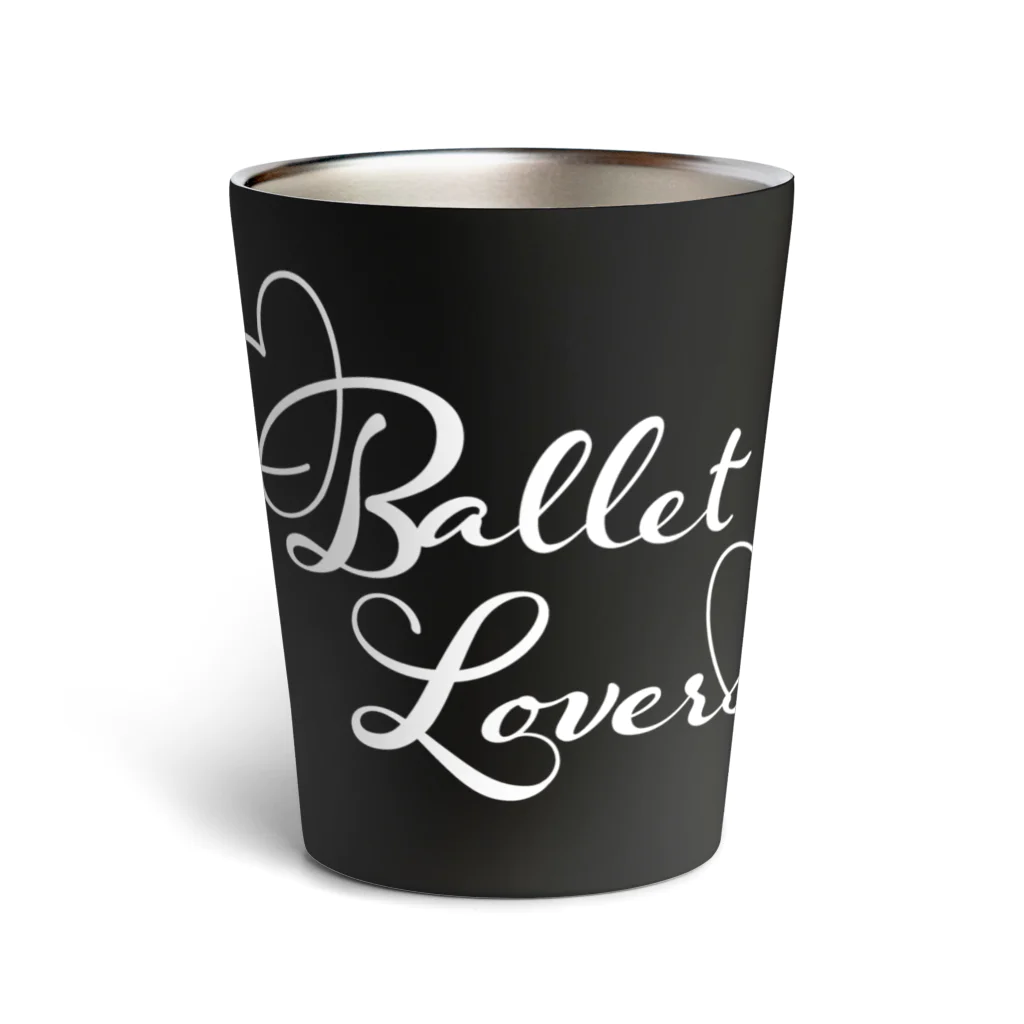 Saori_k_cutpaper_artのBallet Lovers white Thermo Tumbler