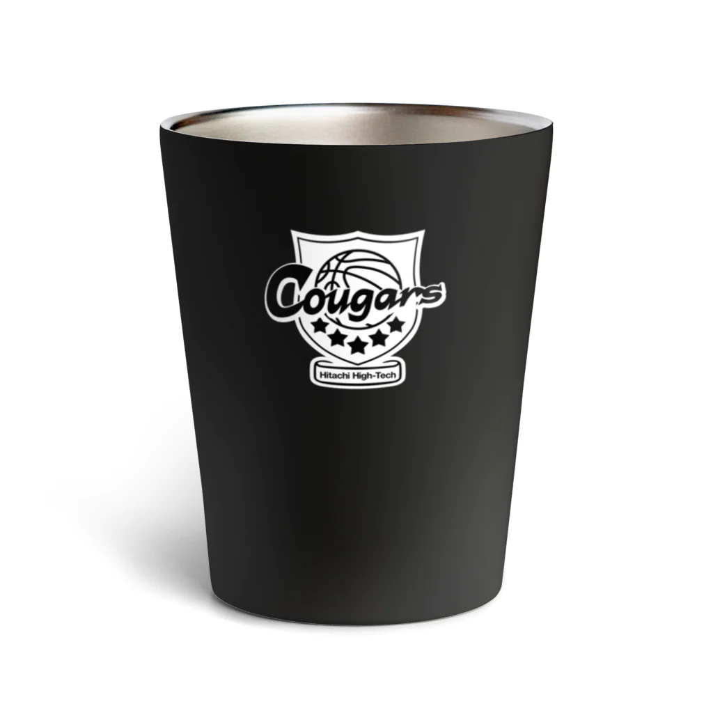 日立ハイテク クーガーズ🏀公式ショップのチームエンブレム　サーモタンブラー（黒） Thermo Tumbler
