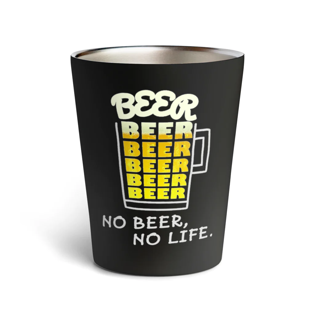 すとろべりーガムFactoryのNO BEER, NO LIFE. サーモタンブラー