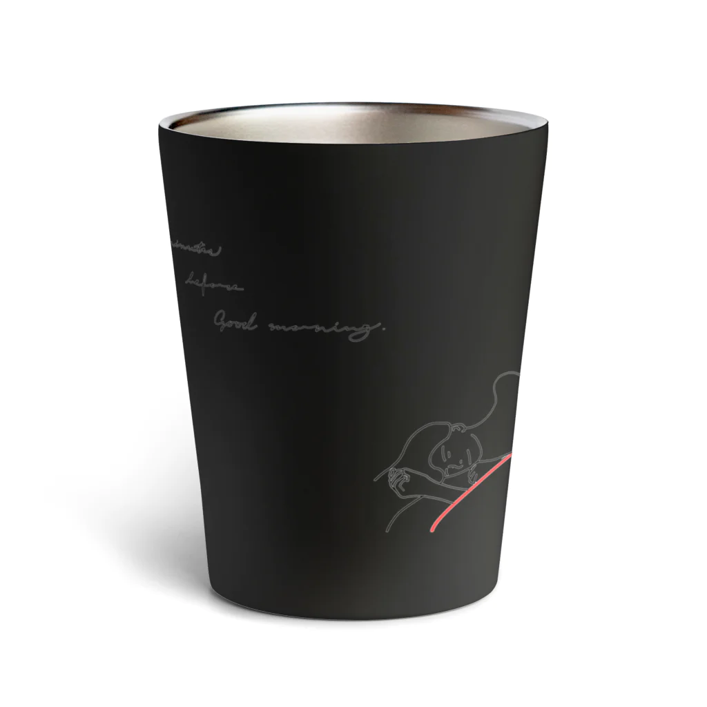 ataruno artのおはようの5分前 -Five minutes before Good morning.- Thermo Tumbler