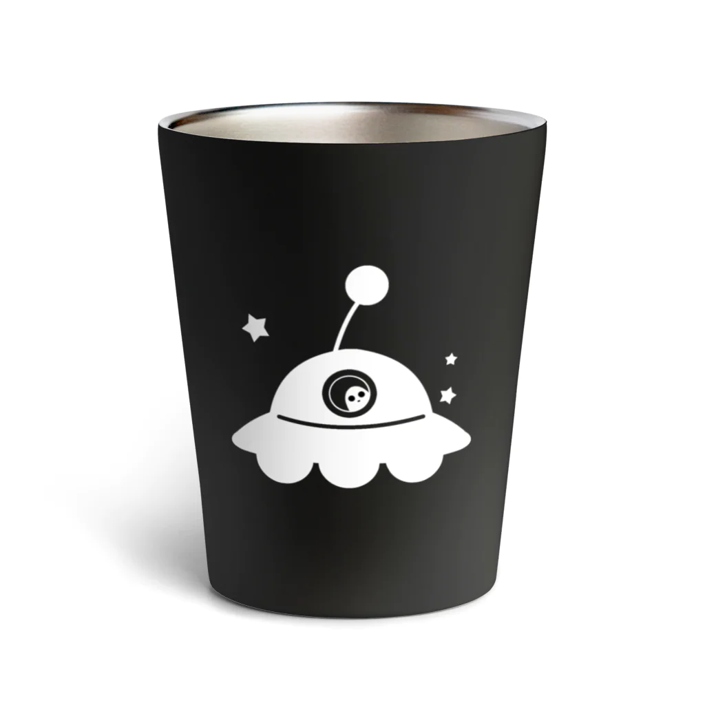 cosmicatiromのUFO 白 Thermo Tumbler