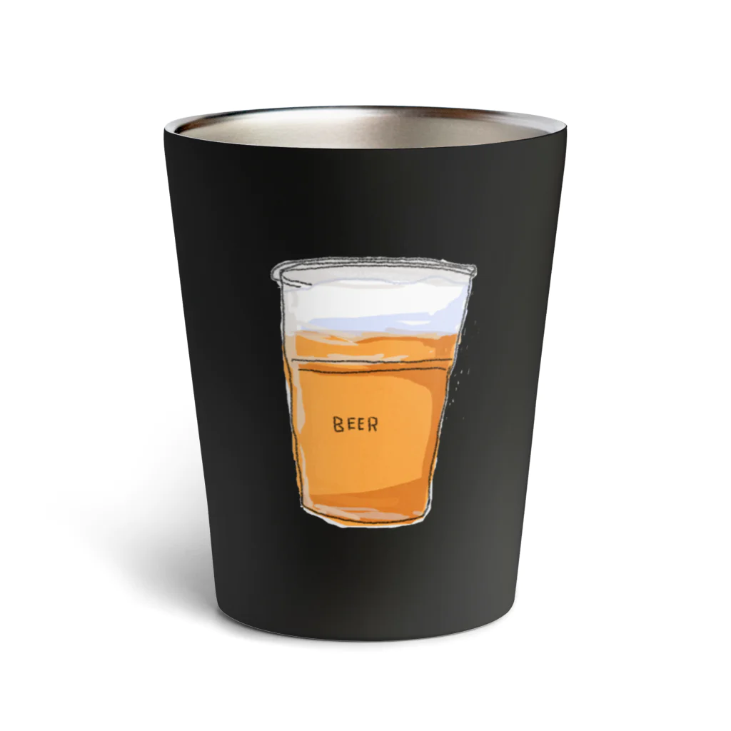 Hato_SHOPのお外で飲むビール Thermo Tumbler