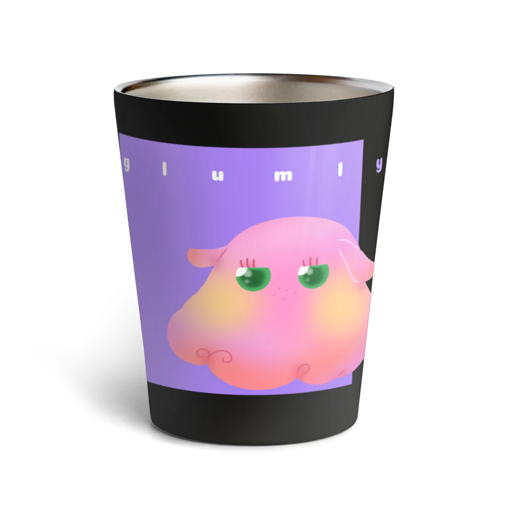 リリラレのスパンコール😑ふきげん Thermo Tumbler