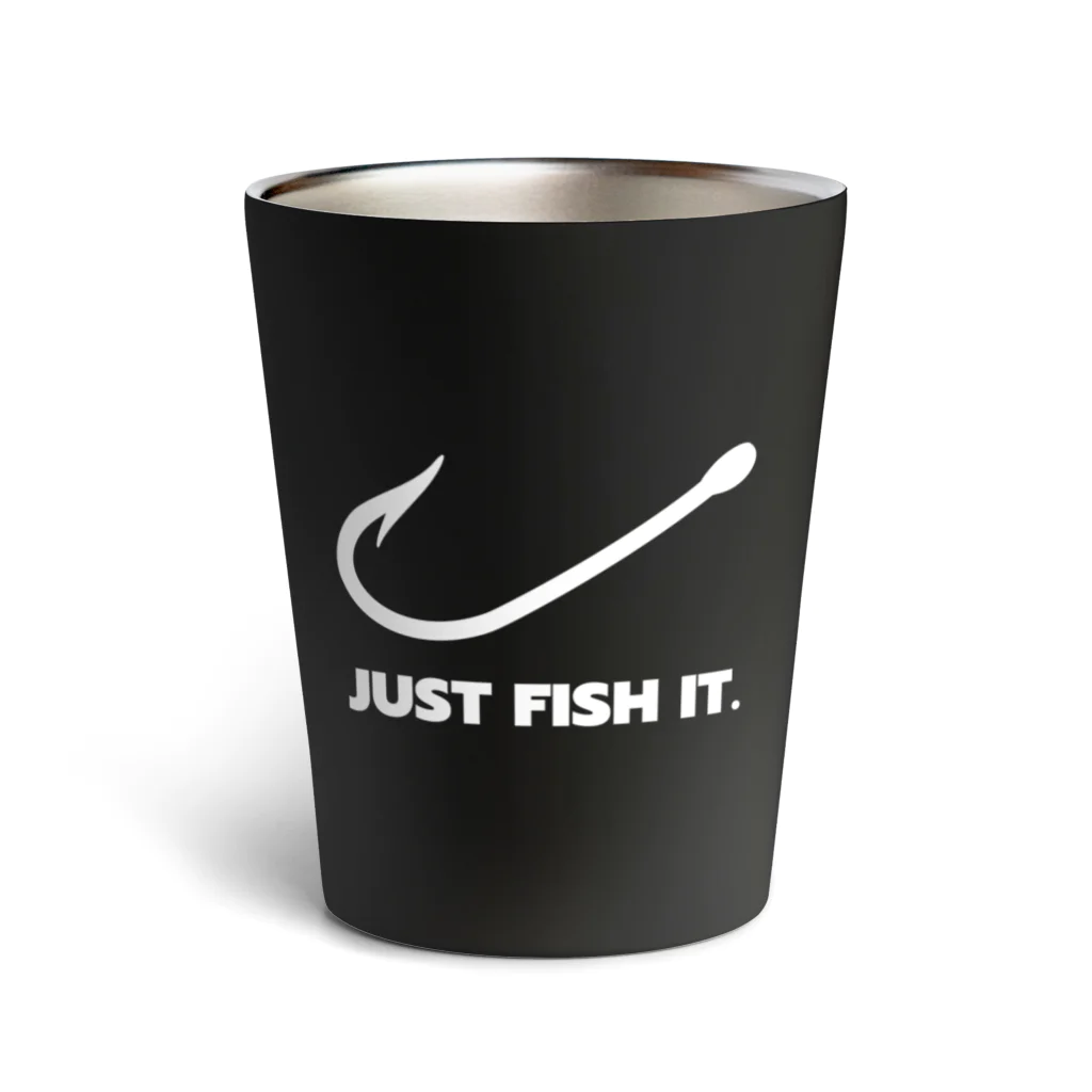 gemgemshopのJUST FISH IT (白) Thermo Tumbler