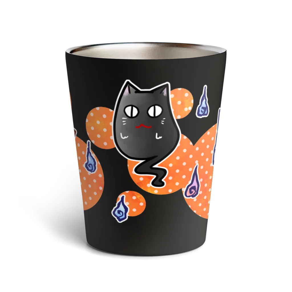 DSM/冴木みやこのねこゆうれいオレンジ Thermo Tumbler