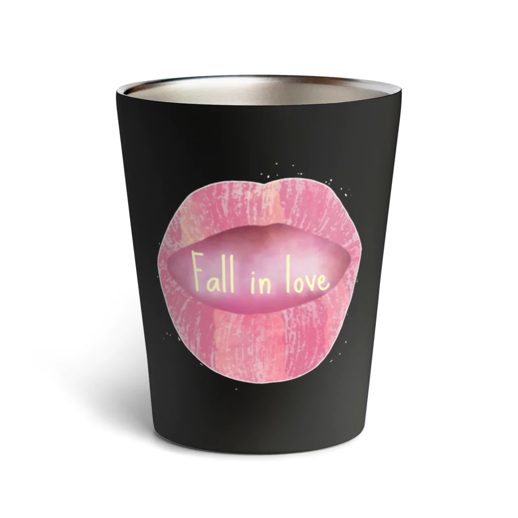 ぽんぽこあんぽんたんのLips💋 foll in love Thermo Tumbler