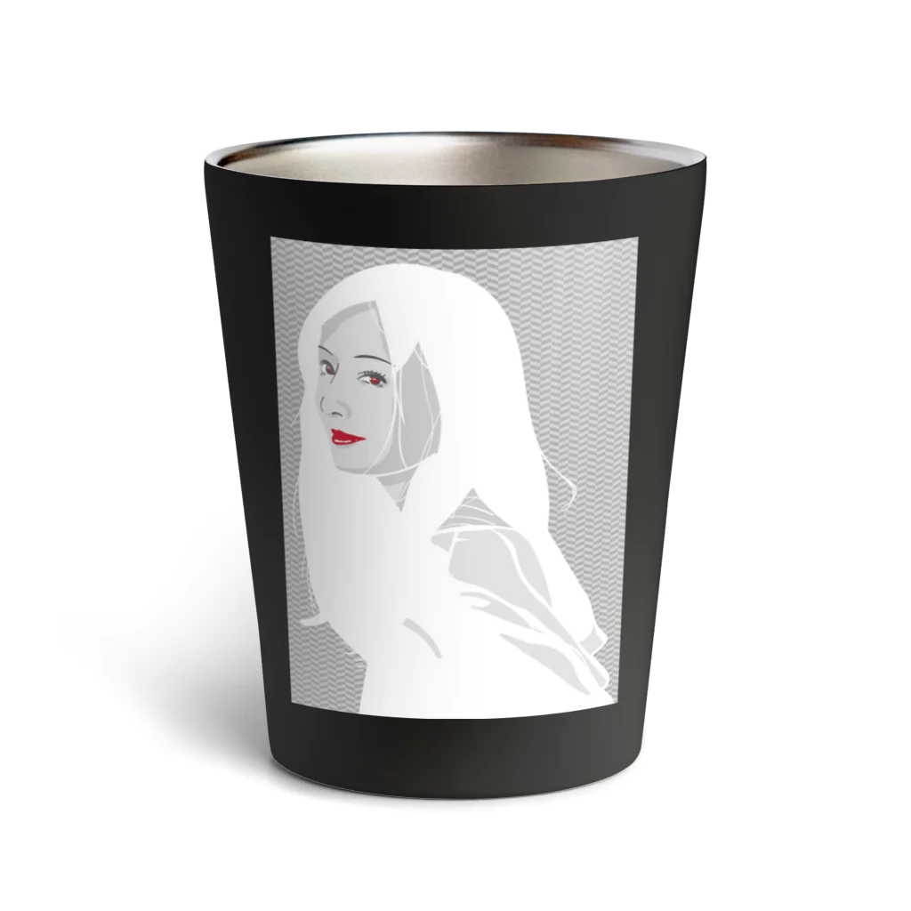 ことり屋の見返り美女 Thermo Tumbler