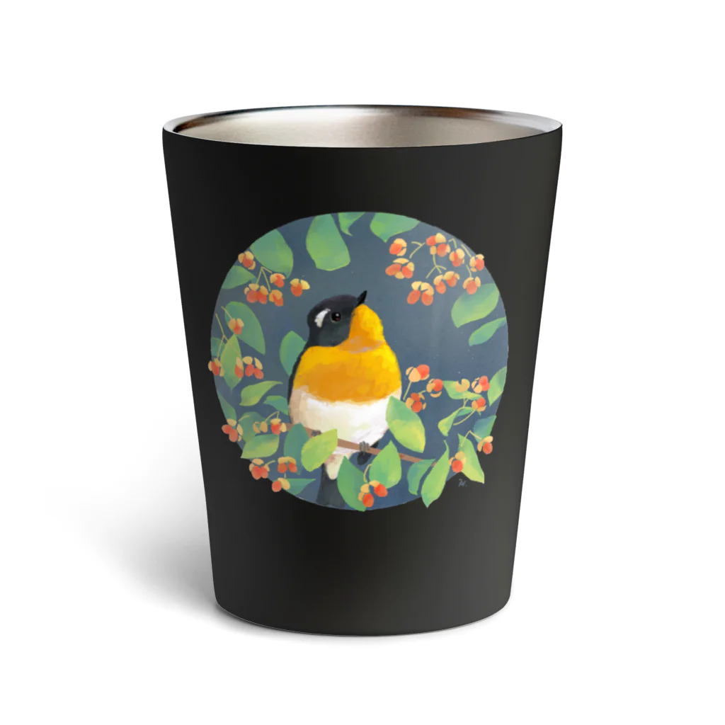 piro piro piccoloのムギマキ Thermo Tumbler