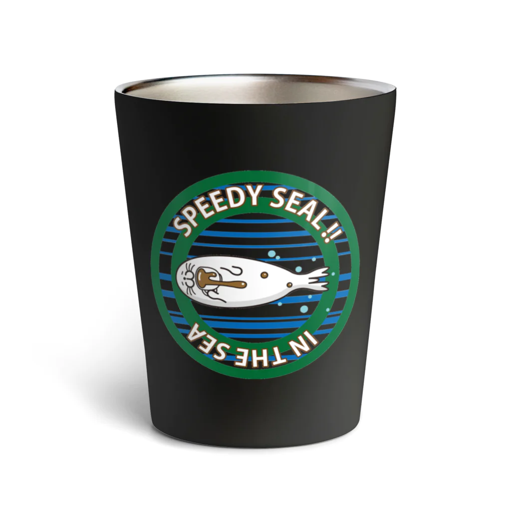 SPEEDY SEALのアザラシのタンブラー サーモタンブラー