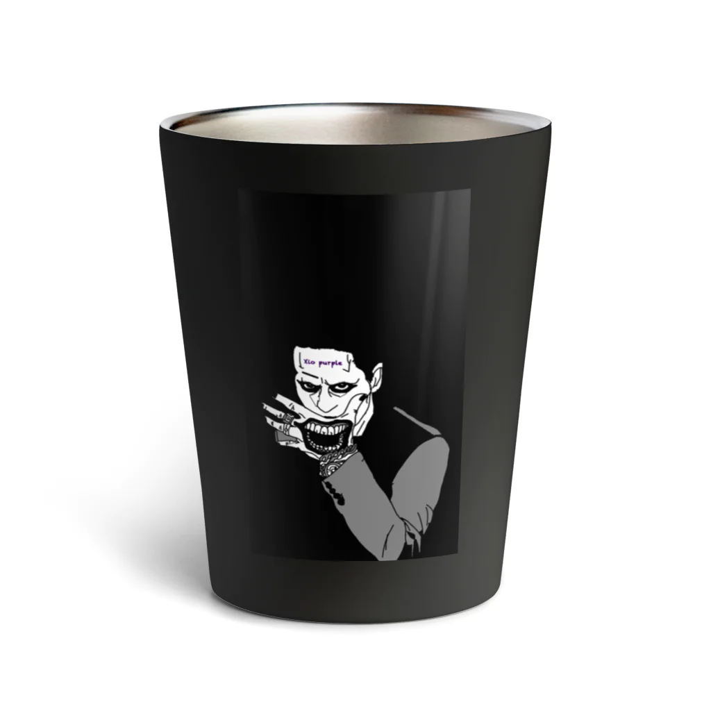 XioPurpleのXio Purple joker tattoo Thermo Tumbler