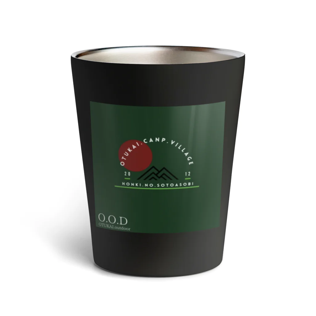 OTUKAI_OUTDOORのOTUKAI.CAMP.VILLAGE オリジナルロゴ Thermo Tumbler