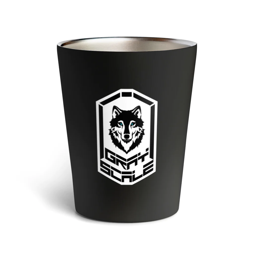 PoooompadoooourのGRAY SCALE エンブレム Thermo Tumbler