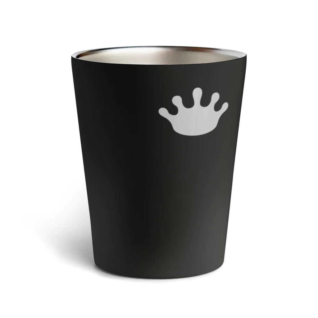 XOXOのミルククラウンロゴ　サーモタンブラー（GRAY） Thermo Tumbler