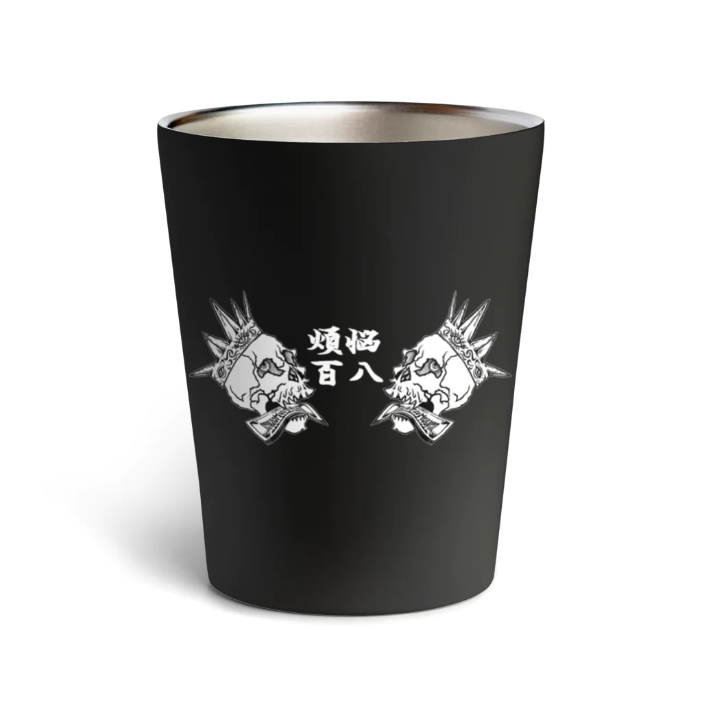 NEOJAPANESESTYLE                               の白ロゴツインスカル Thermo Tumbler