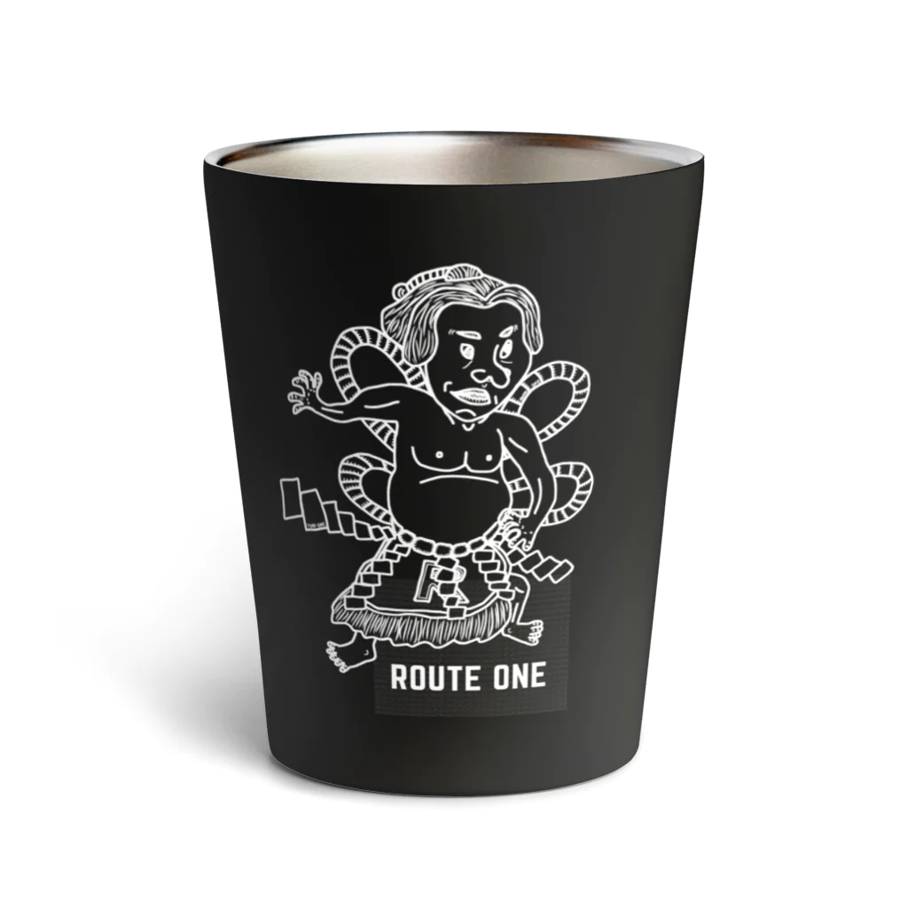 oekaki/ROUTE ONEの横綱くん Thermo Tumbler