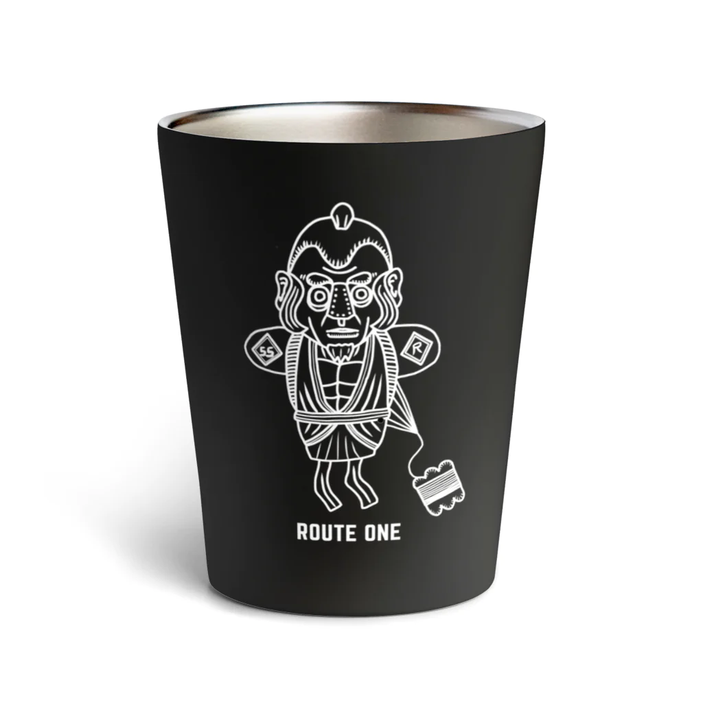 oekaki/ROUTE ONEの凧右衛門くん Thermo Tumbler