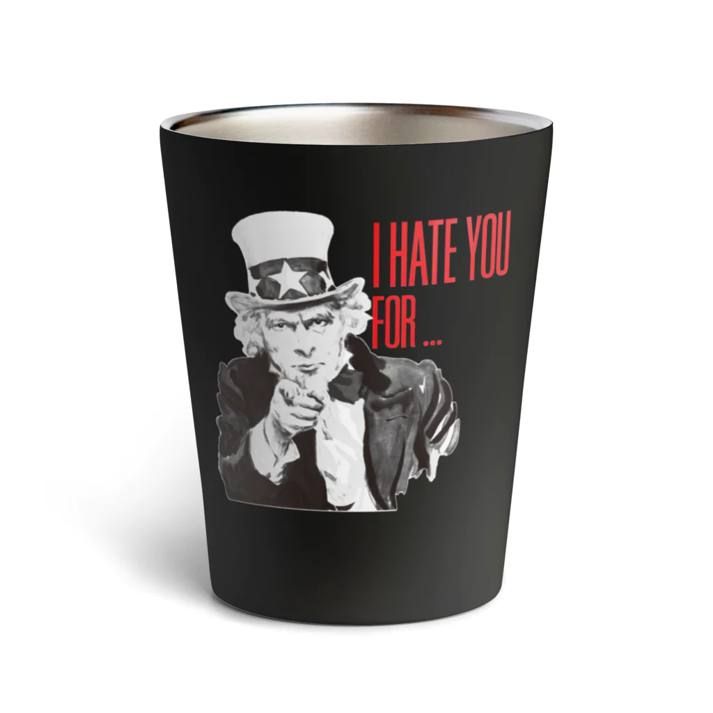 DEAD END DESIGNのI HATE YOU FOR ... サーモタンブラー