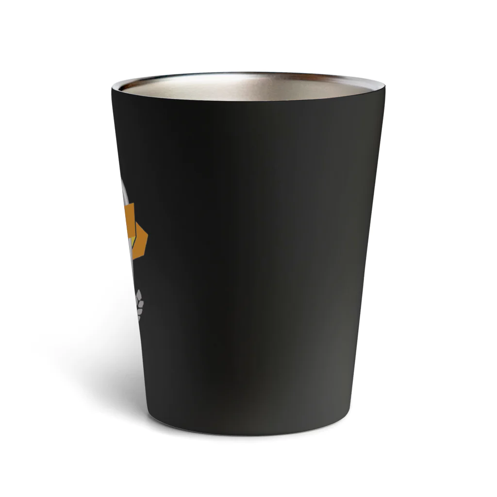 あざらしはうすのあざらしびーる（バックにワンポイントあり） Thermo Tumbler