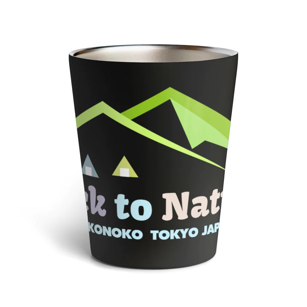 OTOKONOKOTOKYOJAPANのBACK TO NATURE サーモタンブラー