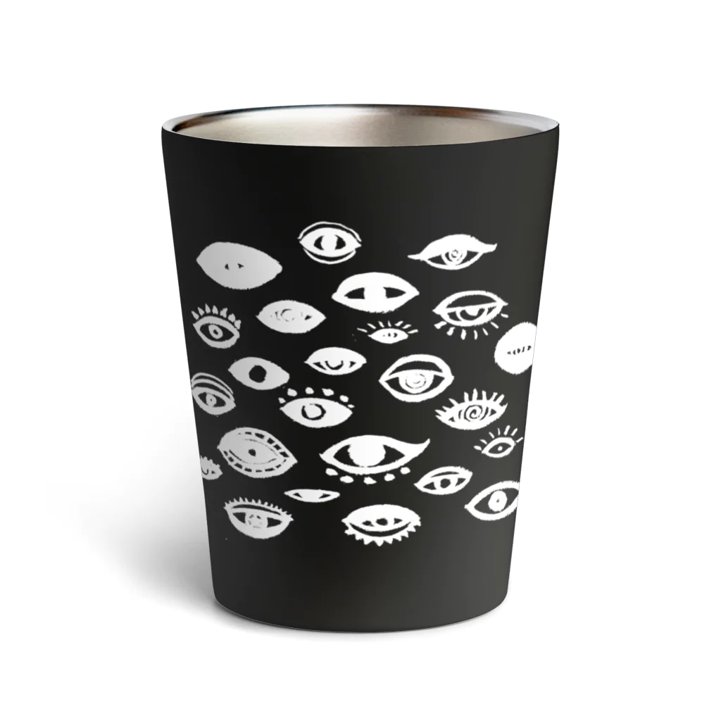 IZANAMI by Akane Yabushitaの千の瞳（The Observer Is the Observed） - 白 Thermo Tumbler