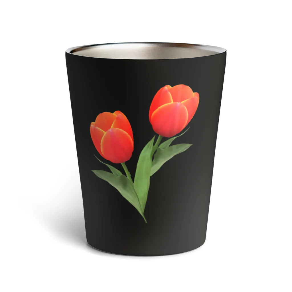 vertebra33の花チューリップ（1） Thermo Tumbler