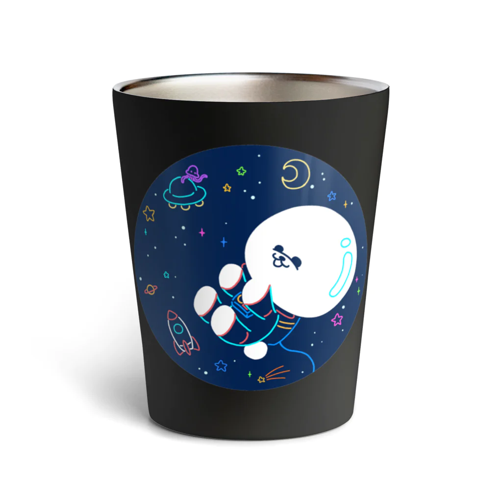 甘漏り屋の宇宙遊泳ビション Thermo Tumbler