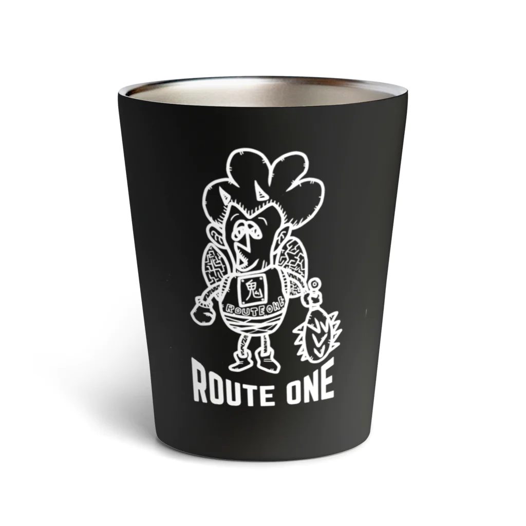 oekaki/ROUTE ONEの蜂鬼のインチちゃん Thermo Tumbler