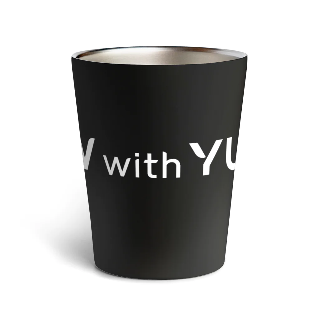 YUMEMIのGROW with YUMEMI（白ロゴ） Thermo Tumbler