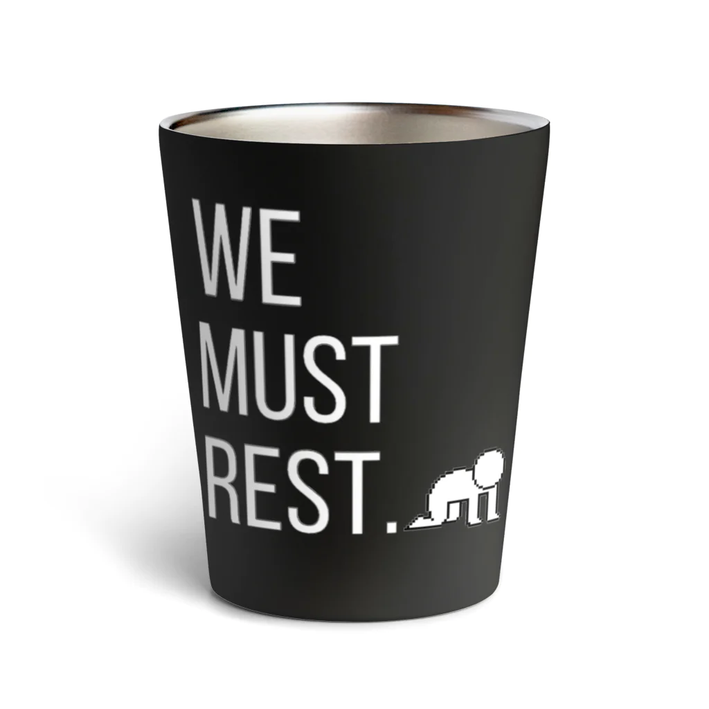 tired.の【オータム】"We must rest." by tired. Thermo Tumbler