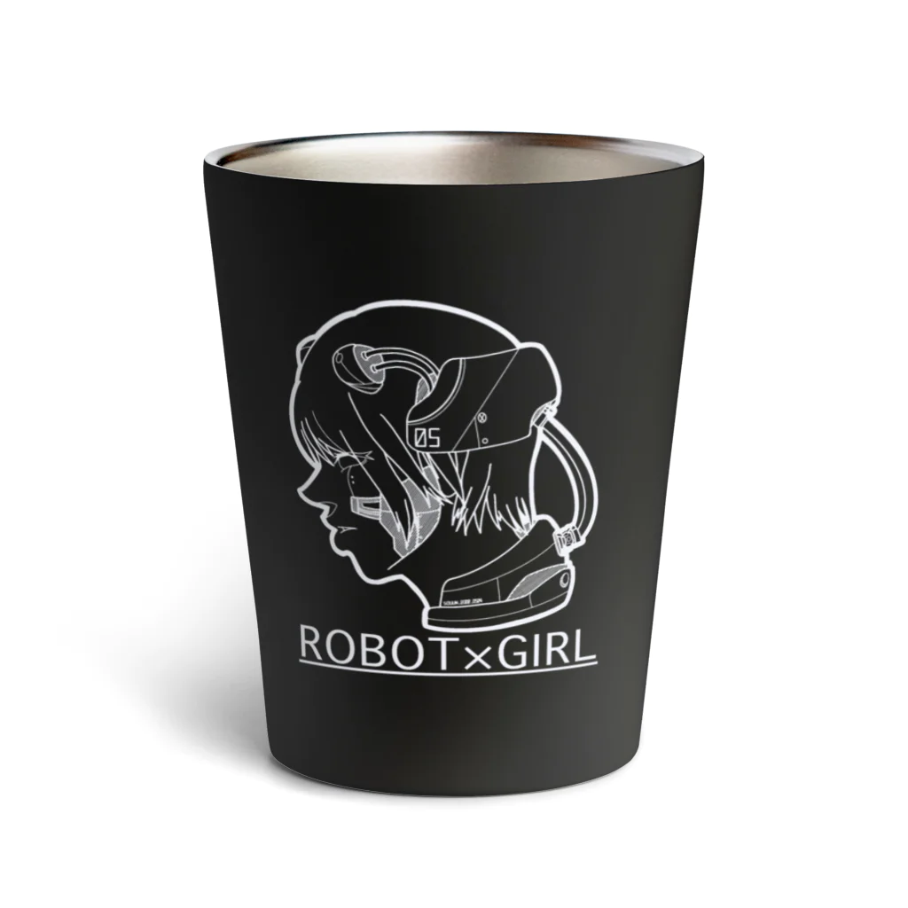 ROBOT×GIRLのROBOT×GIRL  BLACK Thermo Tumbler