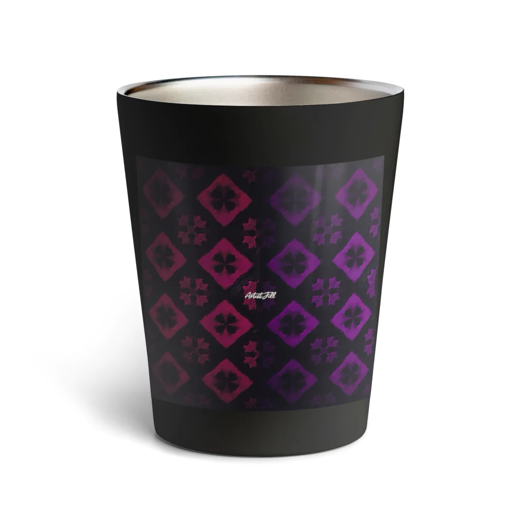 【ホラー専門店】ジルショップの紅×紫(ツートンカラー) Thermo Tumbler