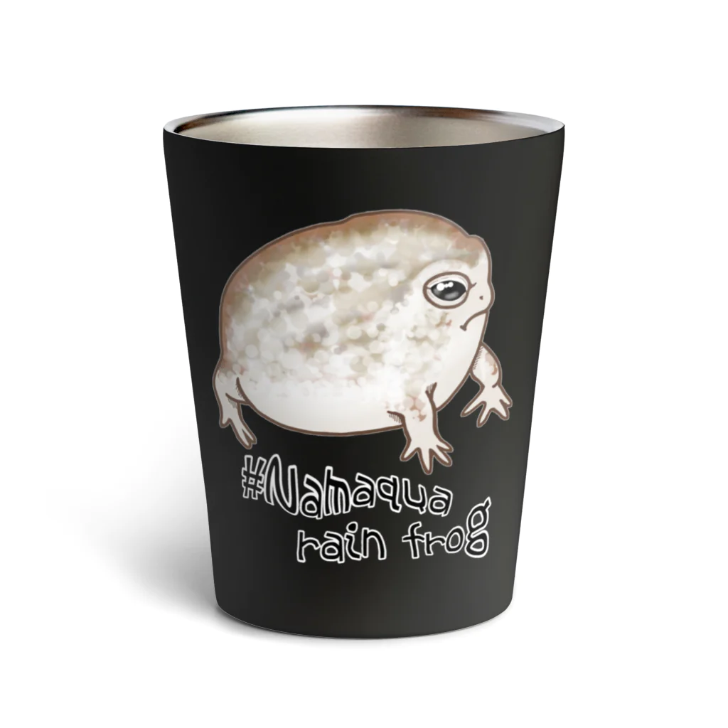 LalaHangeulのNamaqua rain frog(なまかふくらがえる) 英語バージョン Thermo Tumbler