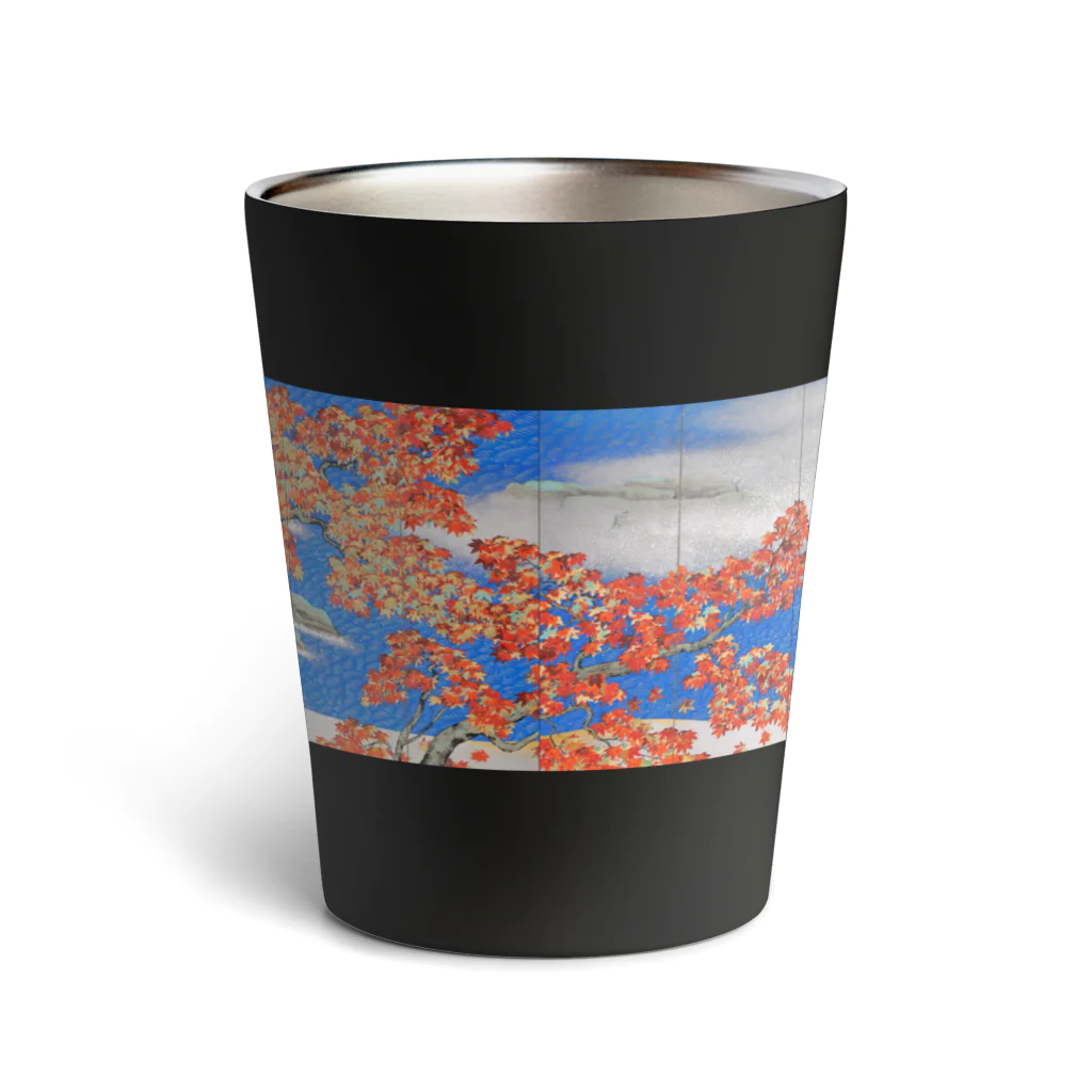 世界の絵画アートグッズの横山大観《紅葉》 Thermo Tumbler