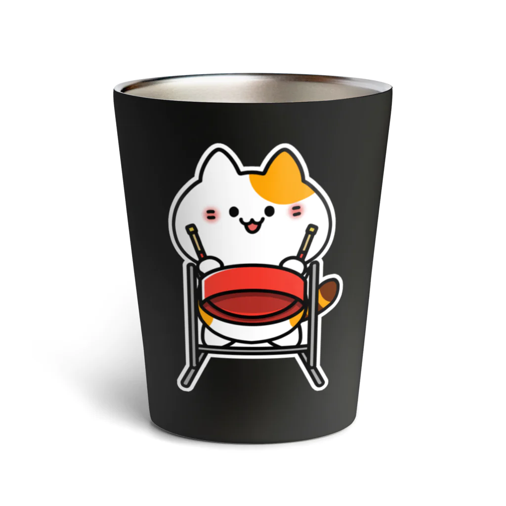  ふじねこ屋のテナーパンねこ Thermo Tumbler