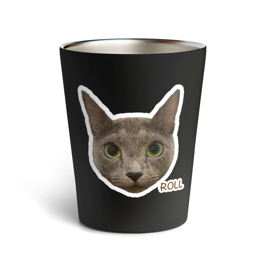 猫カフェ ぶぅたんグッズショップの絵文字ロルくん Thermo Tumbler