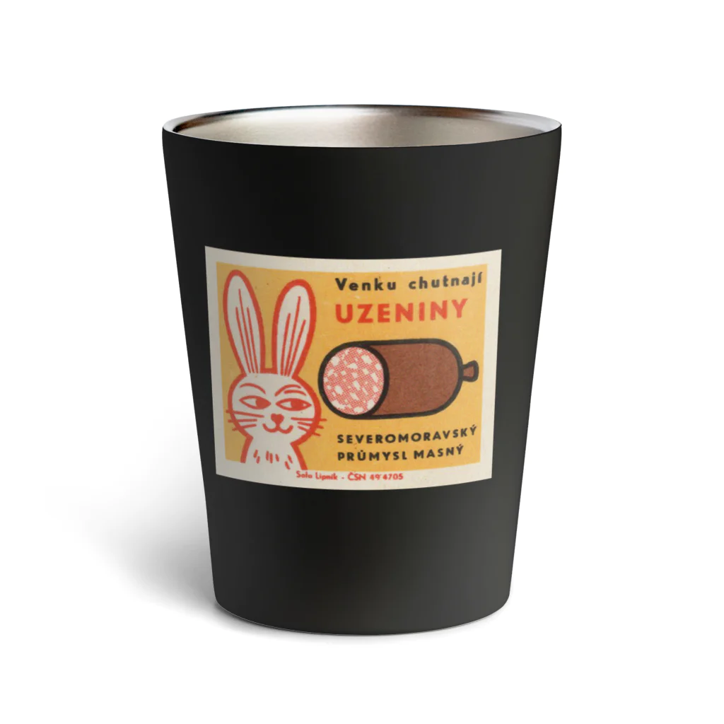 YS VINTAGE WORKSのチェコ　ウサギとソーセージ Thermo Tumbler