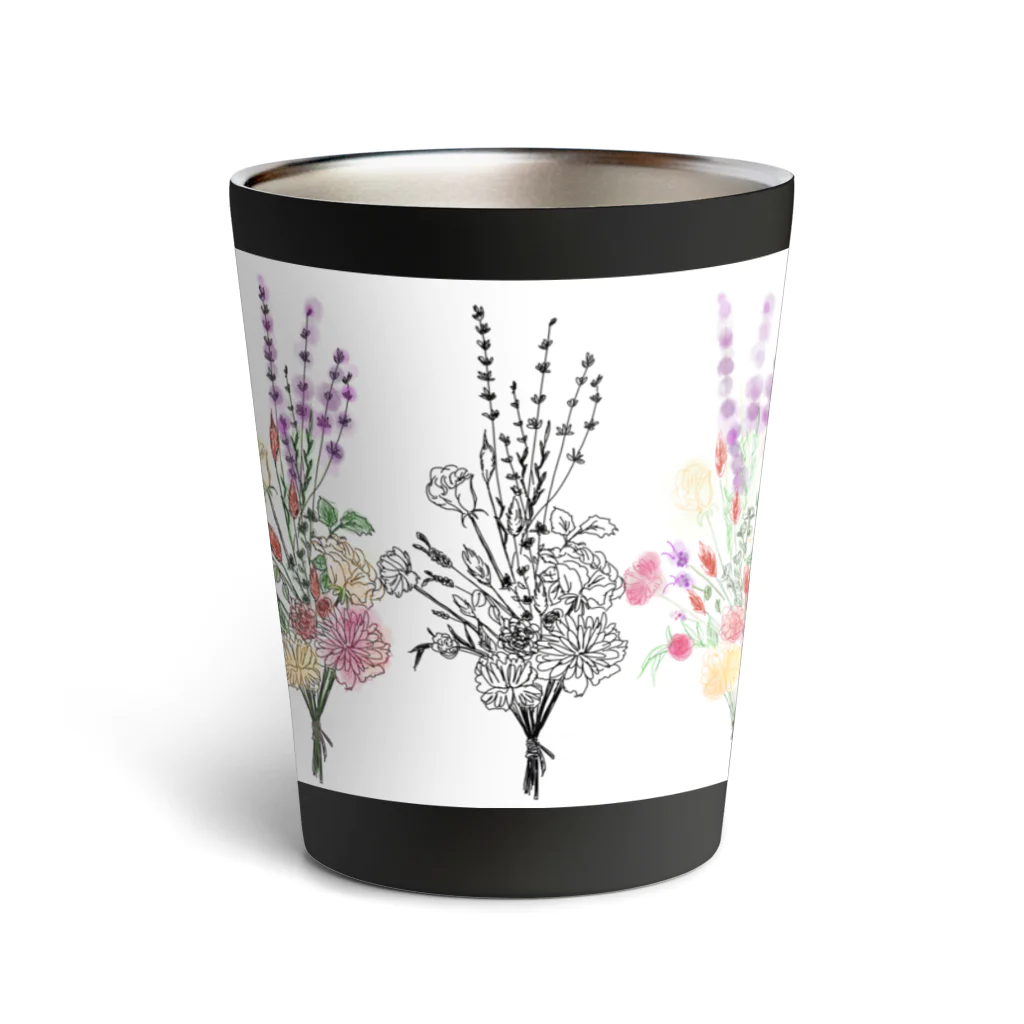 natsberry.shopのFlowers Thermo Tumbler