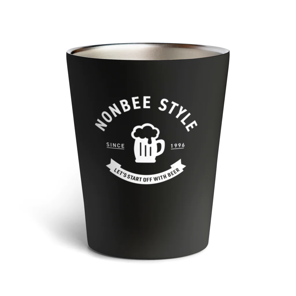 飲兵衛Styleの飲兵衛style ビールロゴ「とりあえず生」 Thermo Tumbler